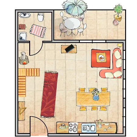 Strandschloesschen - Haushaelfte 1